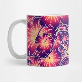 Purple hibiscus Mug